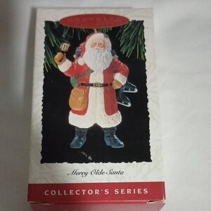 Hallmark Keepsake Merry Olde Santa Ornament - Red and White